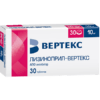 Лизиноприл-Вертекс, таблетки 10 мг 30 шт