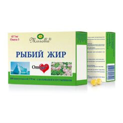 Mirrolla Fish oil capsules with valerian and motherwort 100 pcs.