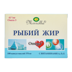 Mirrolla Fish oil with vitamins A, D, E capsules, capsules 100