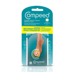 Compeed patch for dry calluses between the toes, 10 pcs.