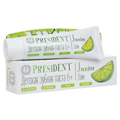 PresiDent Junior toothpaste lime from 6 years old, 50 ml