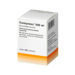 Convullex, 500 mg 50 pcs