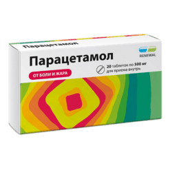 Paracetamol Reneval, tablets 500 mg 20 pcs