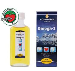 Norwegian Fish Oil Omega-3 Lemon Flavor, 240 ml bottle