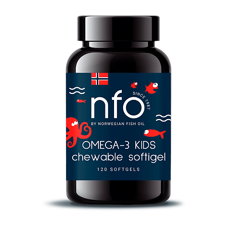 Norwegian Fish Oil Omega-3 with Vitamin D chewable capsules, 120 pcs.