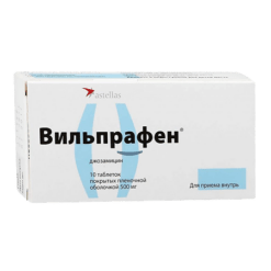 Vilprafen, 500 mg 10 pcs