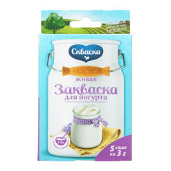 Закваска для йогурта Скваска пакетики 3 г, 5 шт