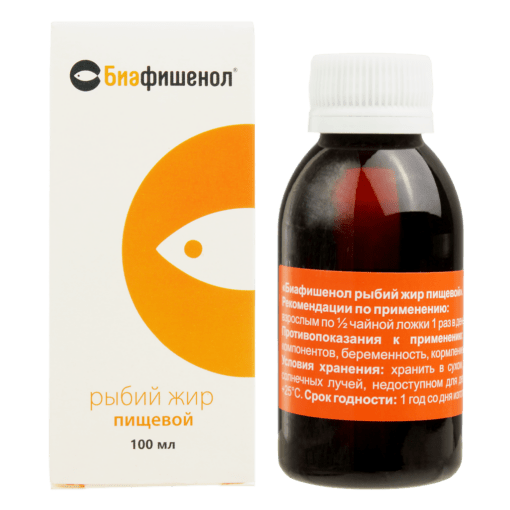 Biafishenol Omega-3 Fish Oil, 100 ml