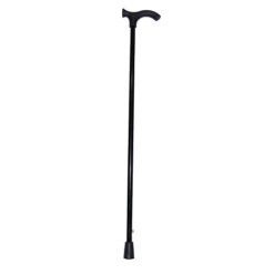 Height adjustable metal cane with anti-slip device, 1 pc