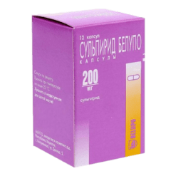 Sulpiride Belupo, 200 mg capsules 12 pcs