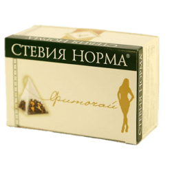 Stevia Norma phyto tea filter bags 2 g, 20 pcs.