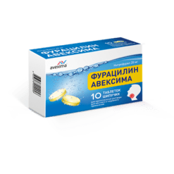 Furacilin Avexima, for topical and external use 20 mg 10 pcs
