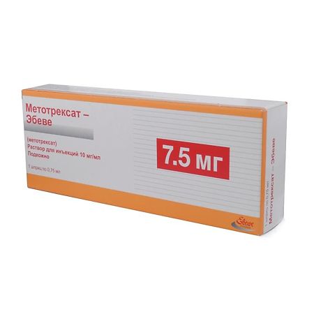 Methotrexate-Ebeve, 10 mg/ml 0.75 ml