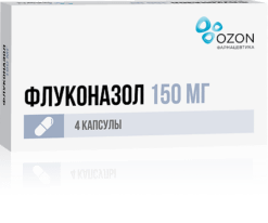 Флуконазол, капсулы 150 мг 4 шт.