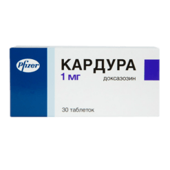 Cardura, tablets 1 mg 30 pcs
