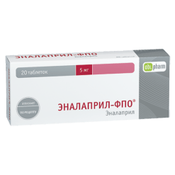 Enalapril-FPO, tablets 5 mg 20 pcs