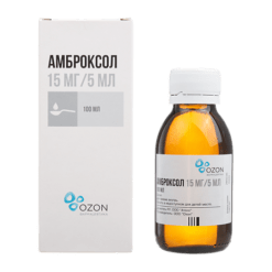 Ambroxol, syrup 15 mg/5 ml 100 ml