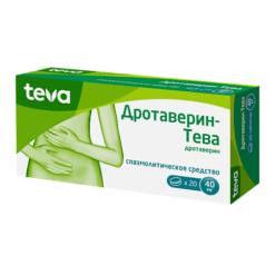 Drotaverin-Teva, tablets 40 mg 20 pcs