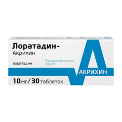 Loratadin-Acrihin, tablets 10 mg 30 pcs