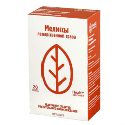 Melissa herb filter packs, 1.5 g 20 pcs