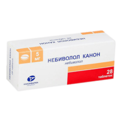 Nebivolol, tablets 5 mg 28 pcs