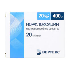 Norfloxacin 400 mg, 20 pcs.