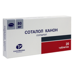 Соталол Канон, таблетки 80 мг 20 шт