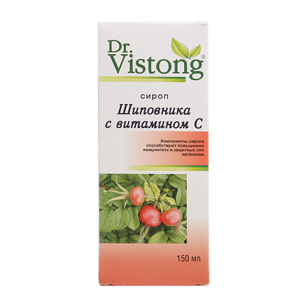 Dr.Vistong сироп Шиповника с витамином С, 150 мл