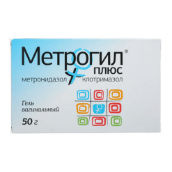 Metrogil Plus, vaginal gel 50 g 1 pc + applicators 10 pcs