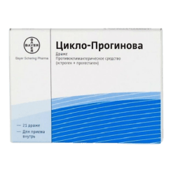 Cyclo-proginova, tablet set 0.5 mg+2 mg and 2 mg 21 pcs