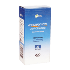 Ipratropium Aeronativ, aerosol 20 mcg/dose 200 doses