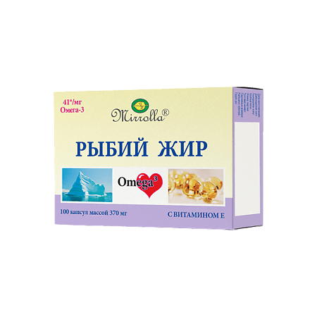 Vitateka fish oil capsules with vitamin e 100 pcs.