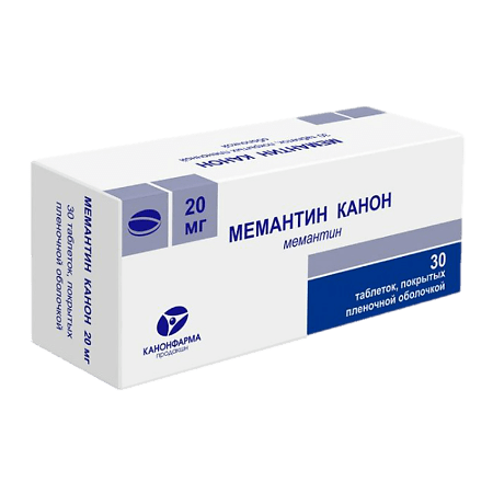 Memantine Canon, 20 mg 30 pcs