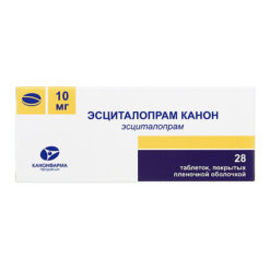 Eccitalopram Canon,10 mg 28 pcs