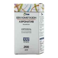 Beclomethasone-Aeronativ, aerosol 100 µg/dose 200 doses