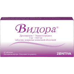 Vidora, 3 mg+0.03 mg 28 pcs
