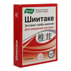 Shiitake, tablets 60 pcs.