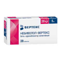 Nebivolol-Vertex, tablets 5 mg 28 pcs