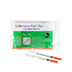 BD Micro-Fine Plus Insulin Syringe 1ml/U-100 31G (0.25 mm x 6 mm), 10 pcs.