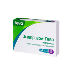 Омепразол-Тева, 20 мг 14 шт