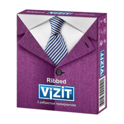 Презервативы VIZIT Ribbed с кольцевым рифлением, 3 шт