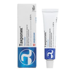 Tacropic, ointment 0.03 g+0.03 g % 15 g