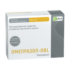 Омепразол-OBL, капсулы 20 мг 28 шт