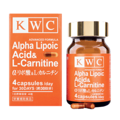 KWC Alpha Lipoic Acid and L-Carnitine Improved Formula, 250 mg capsules 120 pcs.
