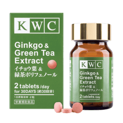 KWC Ginkgo and green tea extract, tablets 200 mg 60 pcs.