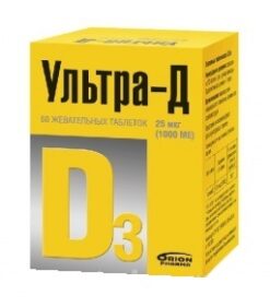 Ultra D, chewable tablets 60 pcs.