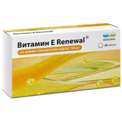 Vitamin E Reneval capsules 100 mg, 20 pcs.