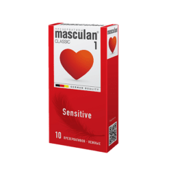 Masculan Sensitive plus classic condoms, 10 pcs