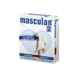 Презервативы Masculan Ultra Fine особо тонкие с обильной смазкой, 3 шт