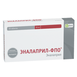 Enalapril-FPO, 20 mg tablets 20 pcs